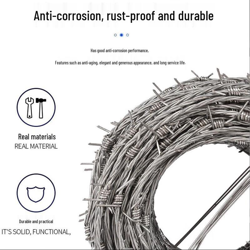 Barbed Wire Security Fence