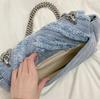 Fashion Summer Jeans Denim Bags Shoulder Crossbody Handbags Women Canvas Girl Handbag Casual Chain Designer Tote Bags