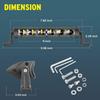 LED Light Bar 6 Inch 48W 4800LM Single Row Bike Headlight Cool-White 1PC 6inch