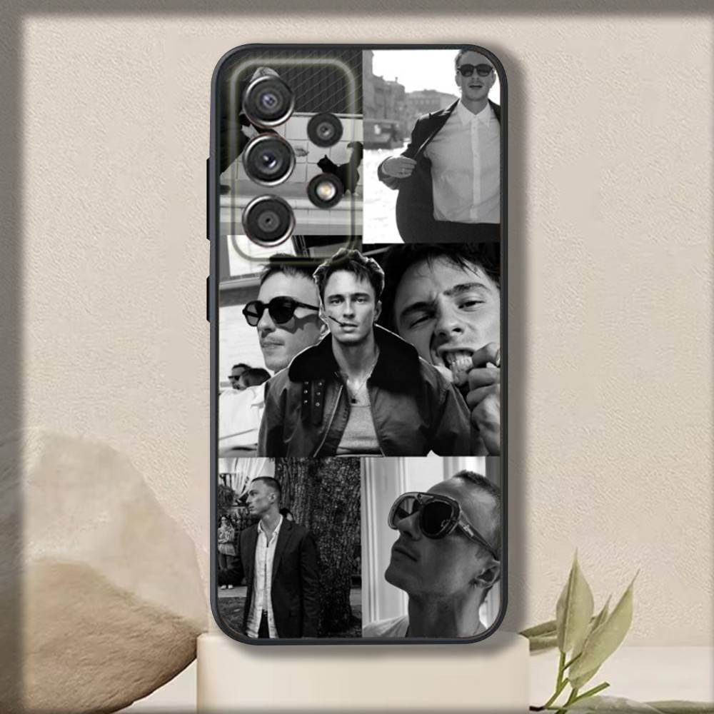 Чехол для телефона D-Drews Actor S-Starkeys для Samsung S 25,24,23,22,30,21,10,9,Ultra,Plus,Lite,FE,4,5 G Мягкий черный чехол