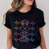 Футболка женская Optician Eye Love Optical Shirt Fashion Printed Pattern Блузки с коротким рукавом Футболка повседневная Harajuku Graphic Y2k Топы
