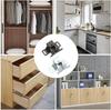 Double Roller Strong Hold Cupboard Cabinet Door Catches with Screws,Cabinet Catch Door Latch for Home Furniture Cabinet Cupboard