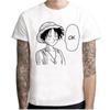 One Piece futbolka Yapon animelari futbolkasi erkaklar futbolkasi Luffy futbolkalari kiyim futbolka