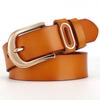 Leather Belt For Women With Alloy Pin Buckle And Trendy Design For Daily Fashion