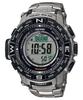 Мужские аналогово-цифровые кварцевые часы Casio PRW-3500T-7 с будильником, водонепроницаемостью 200 м, из нержавеющей стали