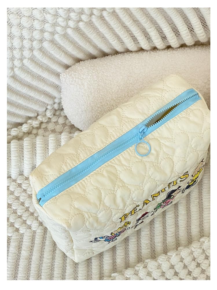 Snoopy Pencil Cute and Simple Large Capacity Boys and Elementary School Middle School High School College and Working Cosmetics Travel Popular for