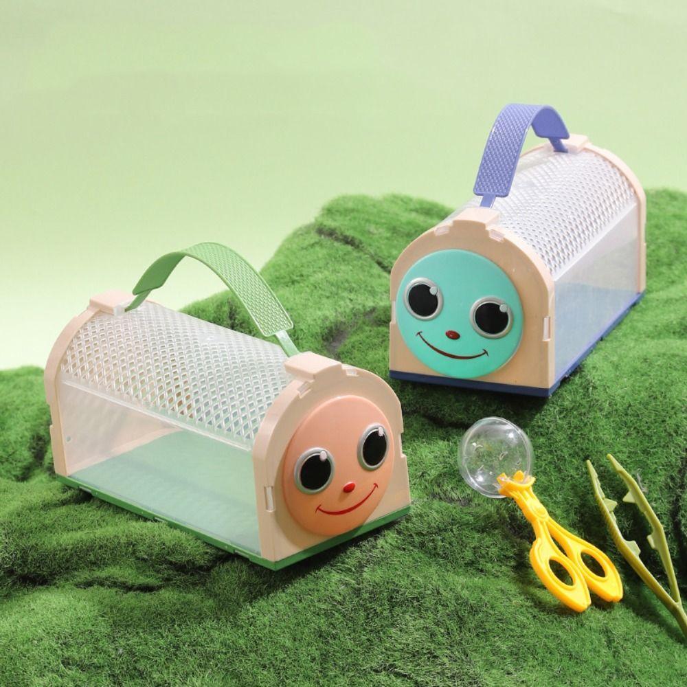 PP Детская клетка для насекомых Многофункциональная клетка для выращивания и исследования Наблюдательная клетка для насекомых Профессиональный зажим для насекомых