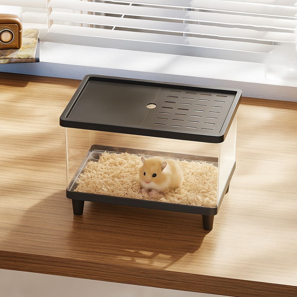 Transparent Reptile Terrarium Visual Reptile Habitat Insect Observation Box Amphibians