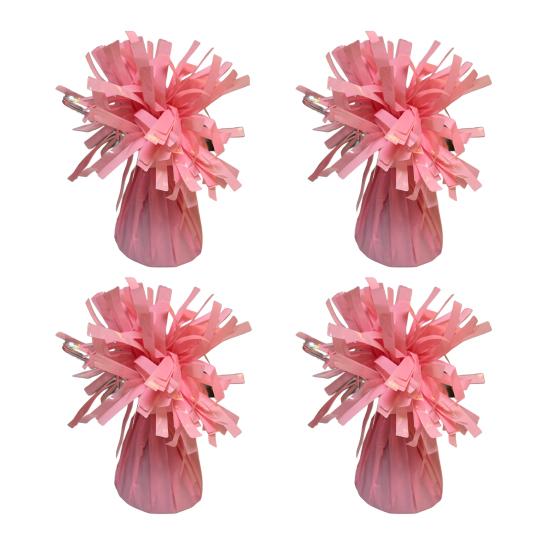 Yousheng 4Pcs Golden Metallic Balloon Weights Holder Reusable Non-Slip Balloons Pendants Graduation Party Christmas Wedding Decoration