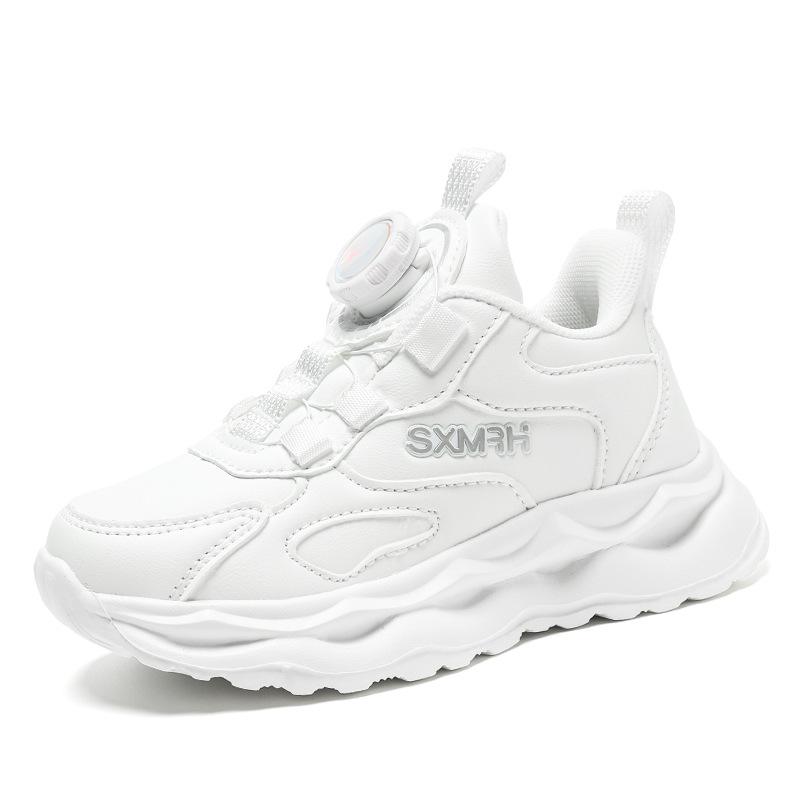 Children's Sports Shoes 2025 Autumn New Men's Fashion Mesh Classmates Spot Women's Microfiber Casual Lightweight Dad Shoes