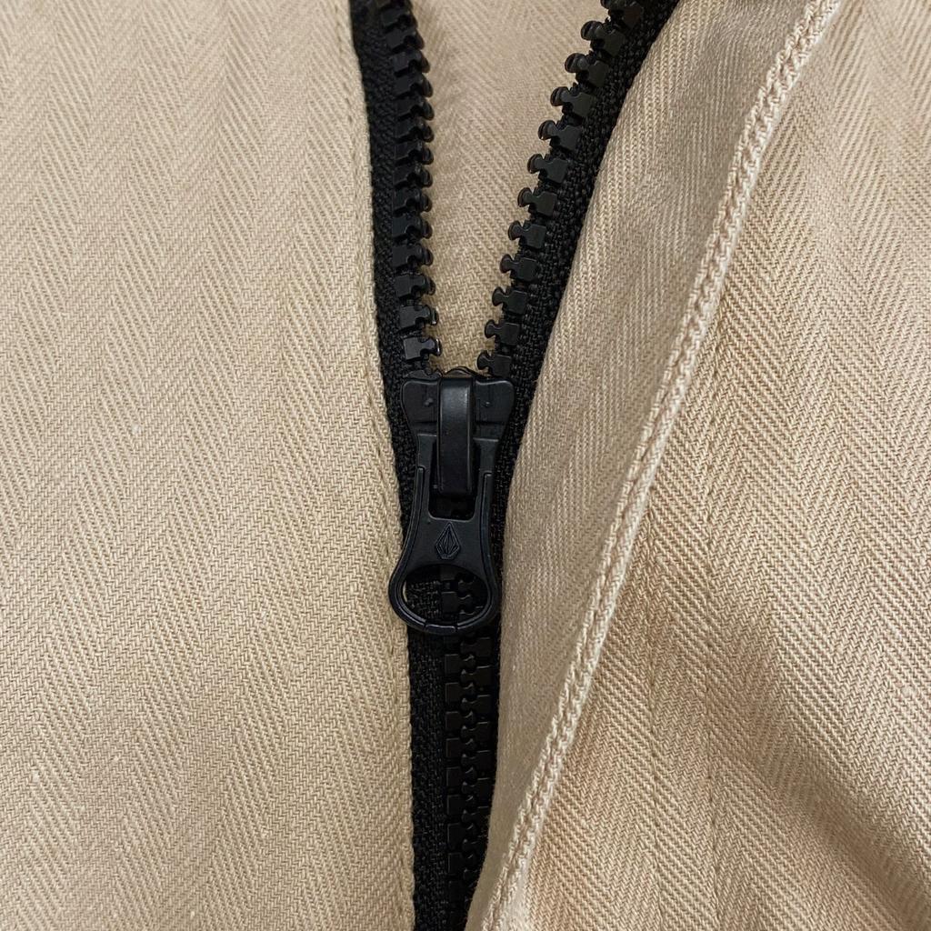 Мужские брюки-карго VOLCOM с узором «елочка», удобного кроя (бежевый)