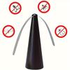 2-in-1 Bug Repellent Fan Battery & Plug-in Version Portable Outdoor Insect Repellent Ventilation Fan for Camping Picnic BBQ Kitchen Market Use