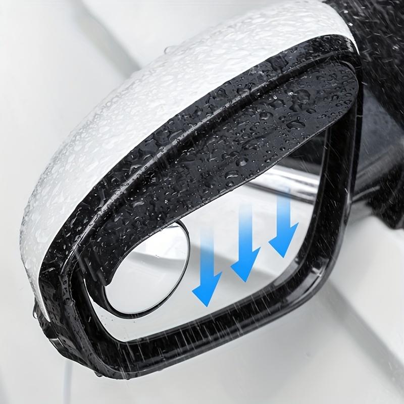 Набор из 2 шт. Зеркало слепой зоны автомобиля, Козырек от дождя на зеркало заднего вида, Многофункциональное «Все в одном», Защита от дождя для дождливого дня, Расширенное поле зрения, Безопасное вождение.