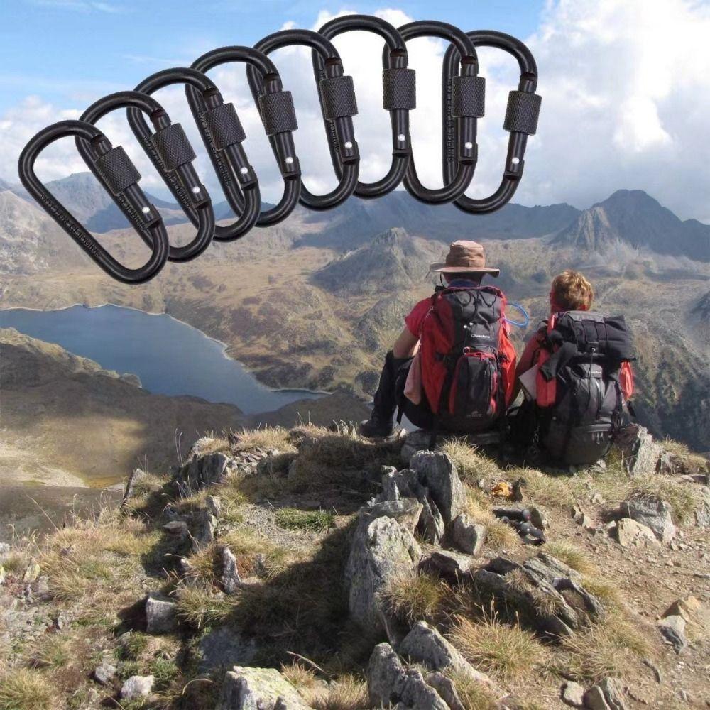 Carabiners Paracord Carabiner Water Cup Buckle Fishing Carbin Buckle Carabiner Clip Tourist Hooks