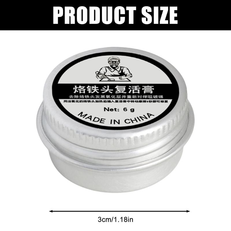 6/9/16/30g Soldering Tip Tinner Cleaner Cleaning Pastes Refresher Tip Tinner Soldering Tip Cleaning Repair Tool