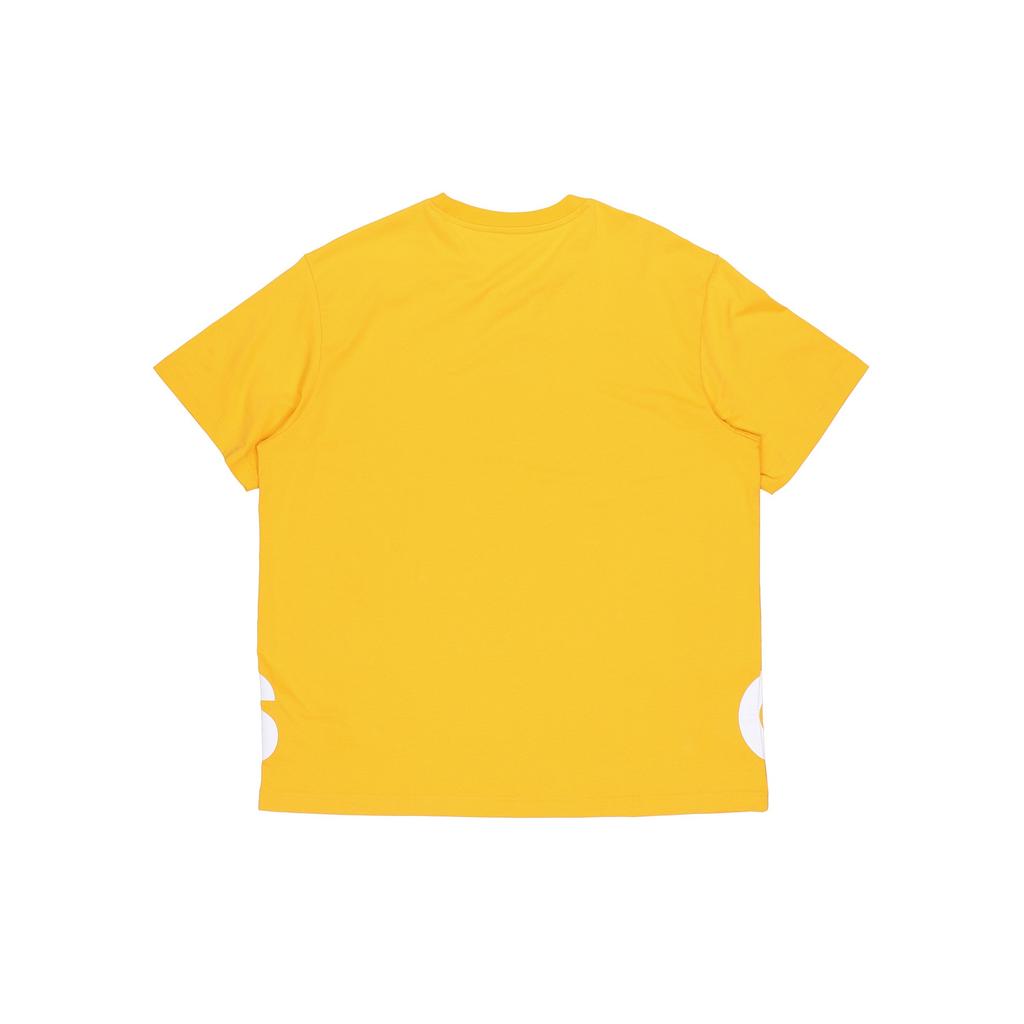 adidas Sports Round Neck Casual Alphabet Short Sleeve Yellow Men's GK3327