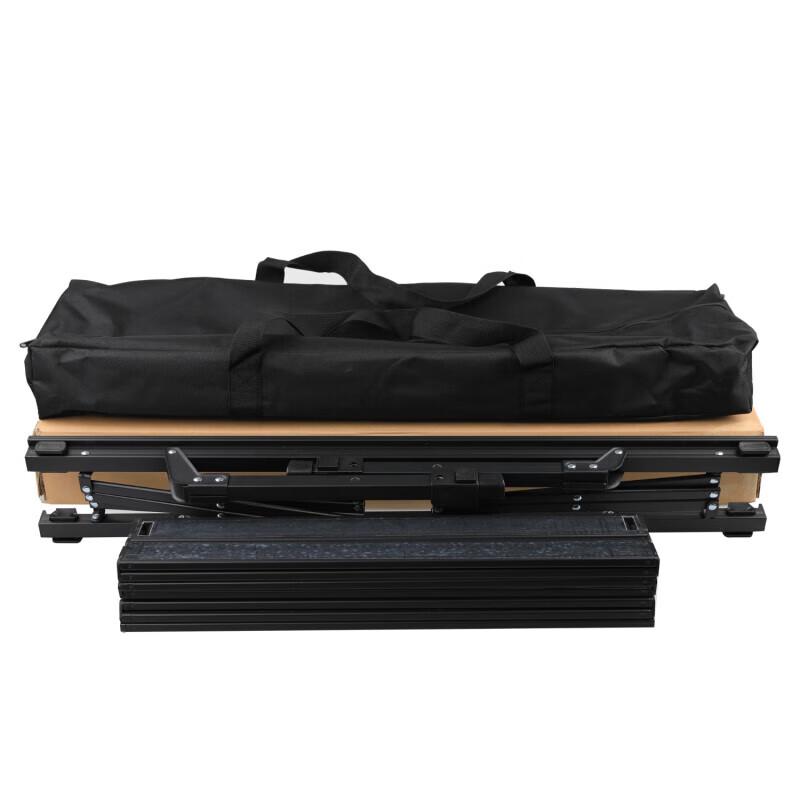 Portable Adjustable Height Aluminum Camping Roll-up Table