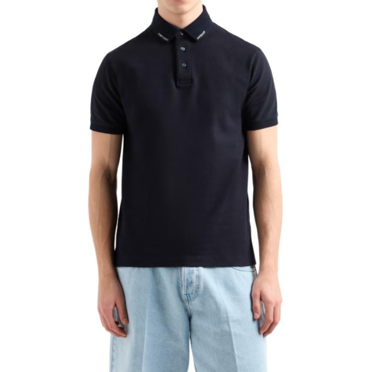 EMPORIO ARMANI Polo Shirt With Logo Collar EM001081-AF10497-UB118
