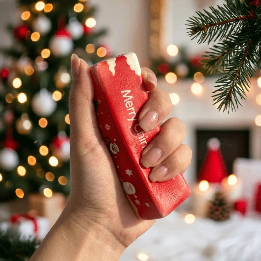 Stretchy Butter Stick Squeezing Toy Christmas Theme Slow Rising Butter Stick for Kids Adults