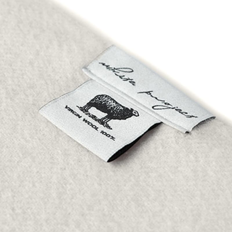 White Project VIRGIN WOOL 100 MUFFLER_CREAM