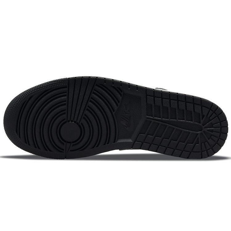 Jordan 1 Низкий Черный Белый Серый 553558-040