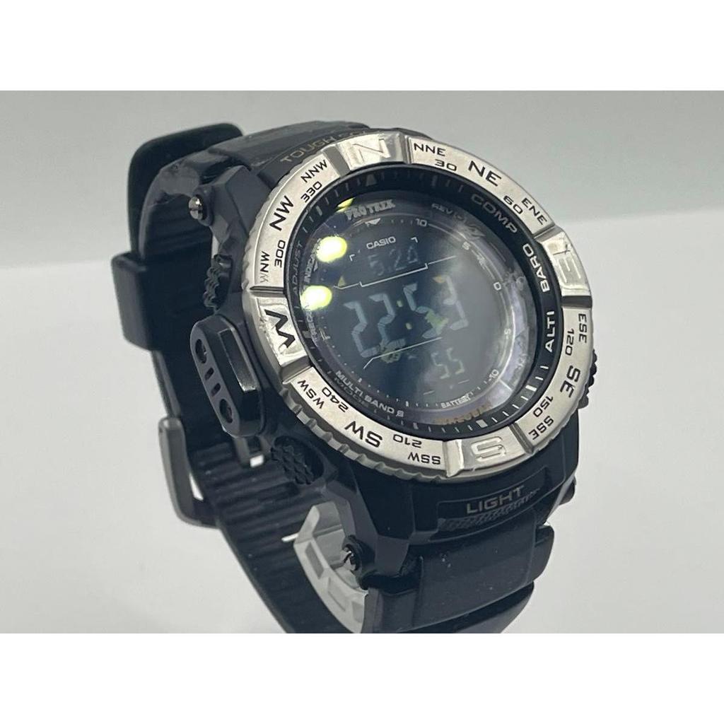 Б/у часы CASIO PRO TREK PRW-3510 с солнечной и радиоуправляемой индикацией
