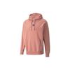 Puma Однотонный толстовка с капюшоном с принтом логотипа и завязками, с длинными рукавами, унисекс, розовый цвет 535374-24