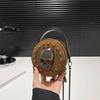 Autumn And Winter Dark Gothic Crossbody Bag Female Skull Cross Super Fire Mini Small Round Bag Tide
