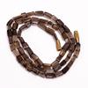 AAA+ 100% Natural Smoky Quartz Radiant Smooth Beads Necklace 5-8 Mm 18" UB-8541