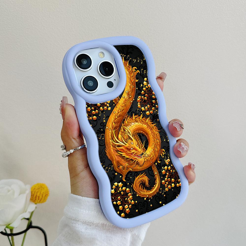 Чехлы для телефонов Ae77 Dragon Design Art защитные для Samsung S24 Plus S23 Ultra A14 A55 A05s A06 Honor X9b Motorola OnePlus Big Wave TPU задняя крышка