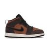 Детские кроссовки Air 1 Mid SE PS Earth Tone Коричневые темно-шоколадные Crimson-Bliss DC7249-200
