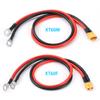 XT60 Female/Male To M8 O Ring Eyelet Terminal Plug Connector Cable 10AWG Charger Side Power Wire for RC Lipo Battery FPV Racing
