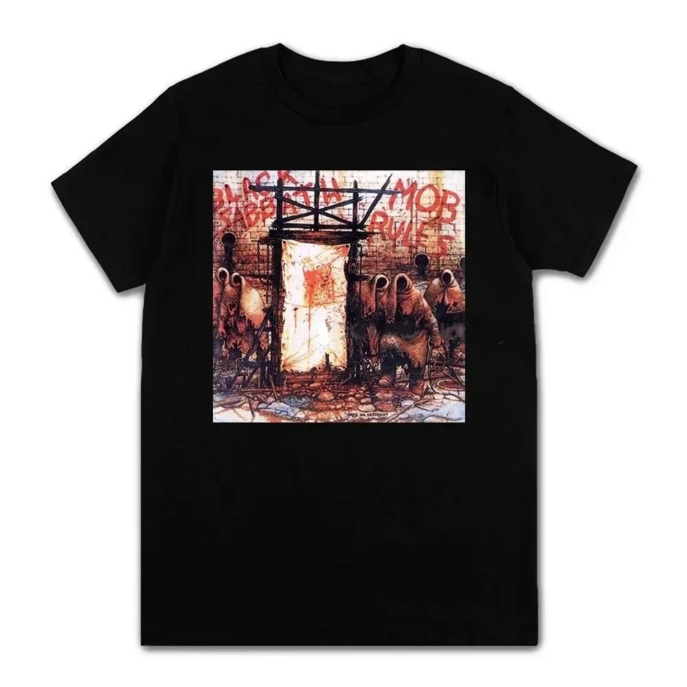 Черная футболка с изображением металлической группы, мужская и женская модная повседневная одежда из чистого хлопка, топ больших размеров для мужчин и женщин