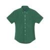Polo SS24 Рубашка из хлопка с вышивкой логотипа Pony и коротким рукавом для мужчин, зеленая 710755879-002