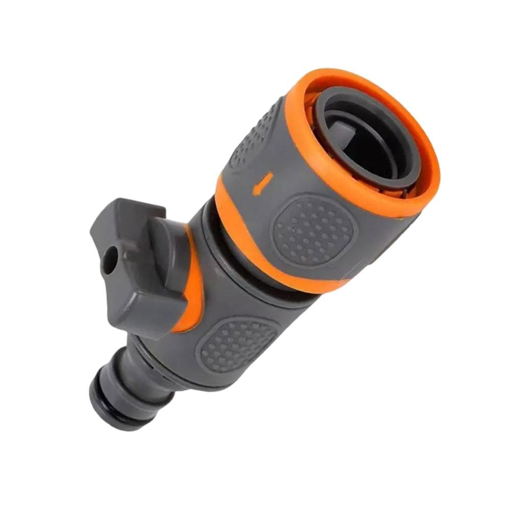 Integrated Flow Control Valve Garden Hose Adapter Tool-free Installation
