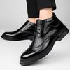 Высококачественные мужские ботильоны, новое поступление, элегантные мужские туфли-броги, роскошная официальная обувь, классические зимние плюшевые зимние ботинки