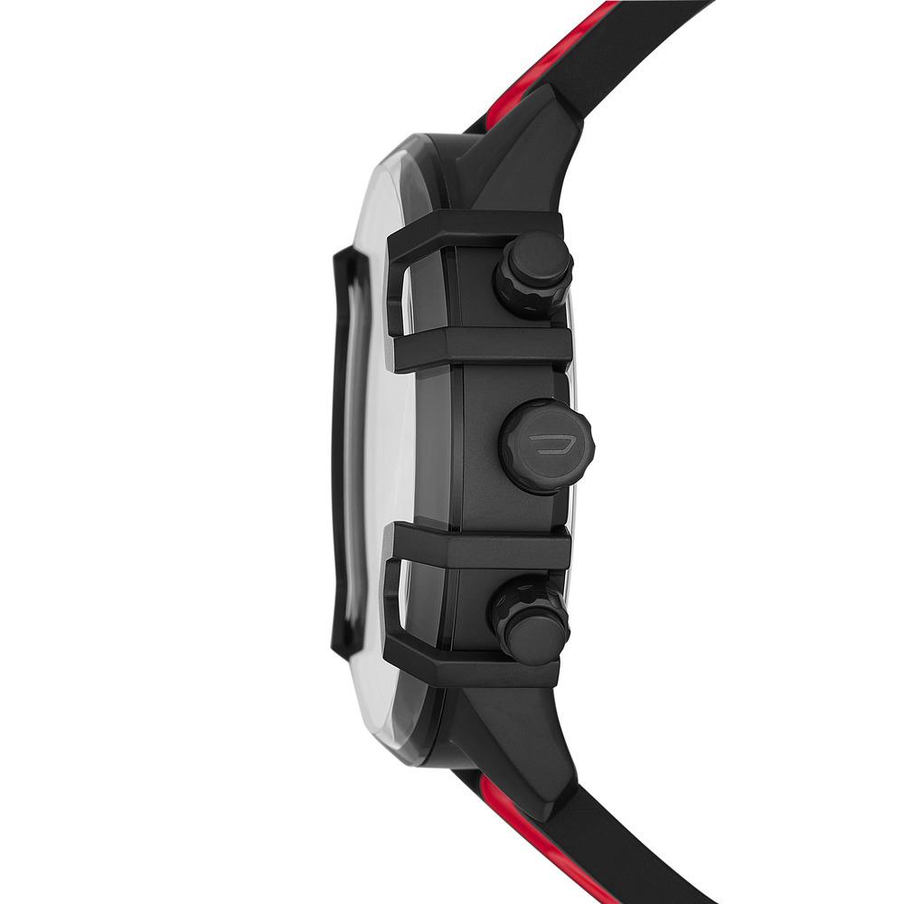 Diesel DZ4530 Griffed Chronograph красные силиконовые мужские часы