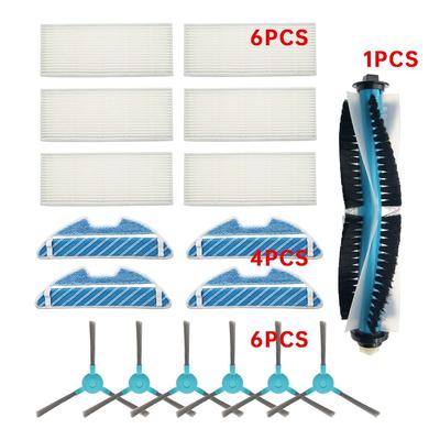 HEPA воздушный фильтр, ткань для швабры, основной ролик, боковая щетка для Conga 1290 1390, робот-пылесос, запасные части, аксессуары