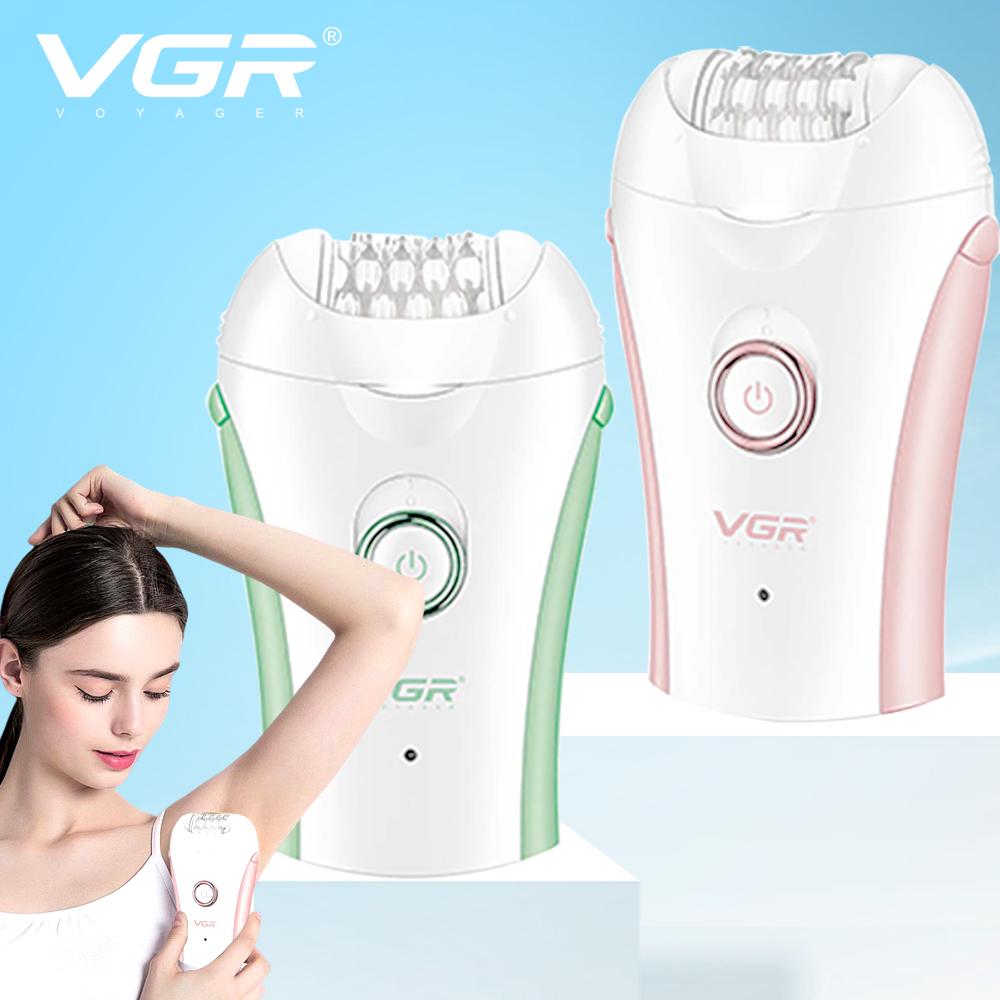 VGR 705 Эпилятор Профессиональный Эпилятор Удаление Волос Перезаряжаемый Удаление Волос Женский Удаление Волос Портативный Электрический Эпилятор