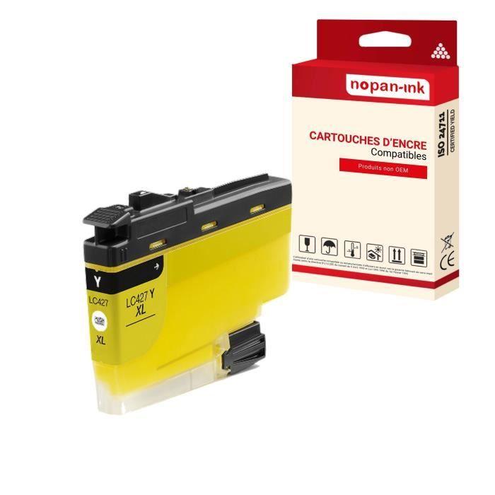 Cartouche Compatible Jaune - NOPAN-INK - LC427XL - 5000 Pages - 1 Unité - Accessoire Générique