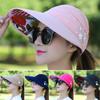 Vacation Summer Anti-UV Wide Brim Beach Cap Visor Caps Sun Hat Casual Hats