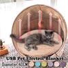 Электрическая грелка для домашних животных, нагревательный коврик, одеяло, USB-грелка для собаки и кошки, зимняя плюшевая кровать