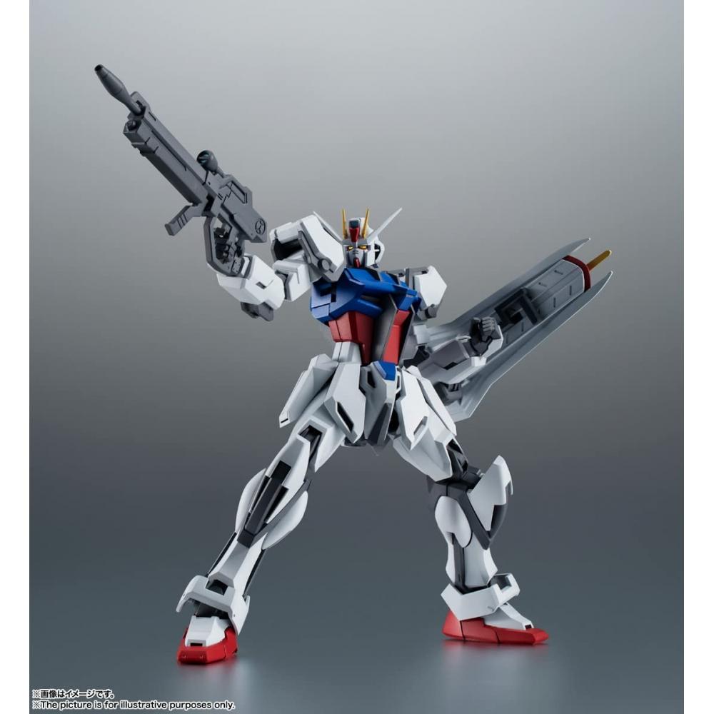 ROBOT Spirits SIDE MS Mobile Suit Gundam SEED GAT-X105 Strike Gundam ver. АНИМЕ. (Версия для перепродажи) приблизительно. Подвижная фигура толщиной 125 мм, окрашенная из ПВХ и АБС-пластика
