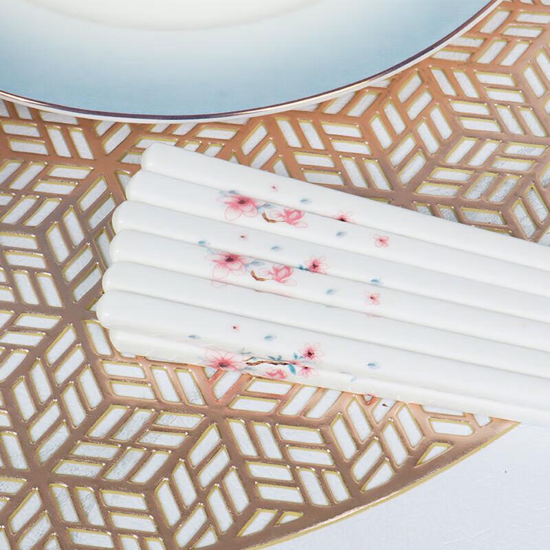 Zankang Landscape Magnolia 32-Piece Ceramic Dinnerware Set