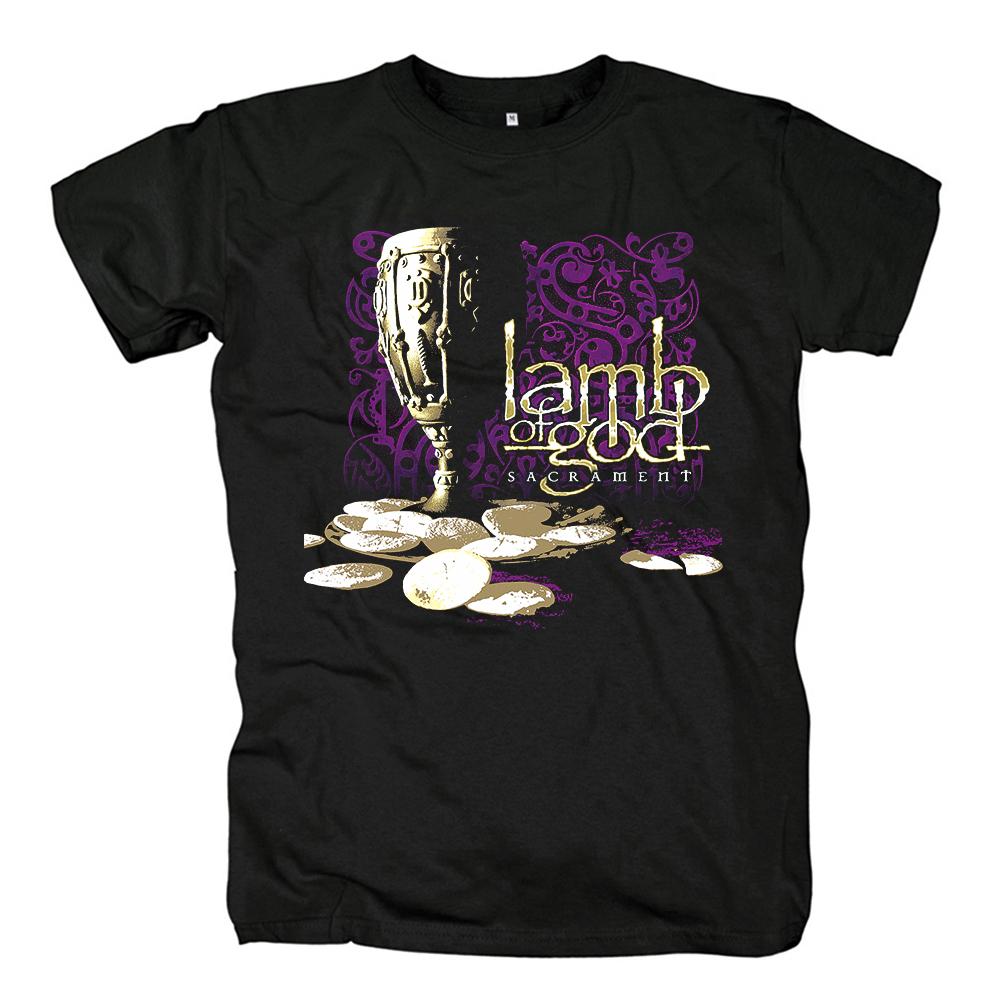 Тяжелая унисекс-группа Lamb of God Футболка Унисекс с коротким рукавом Модная футболка Летняя футболка с графикой Harajuku Уличная футболка Футболка унисекс