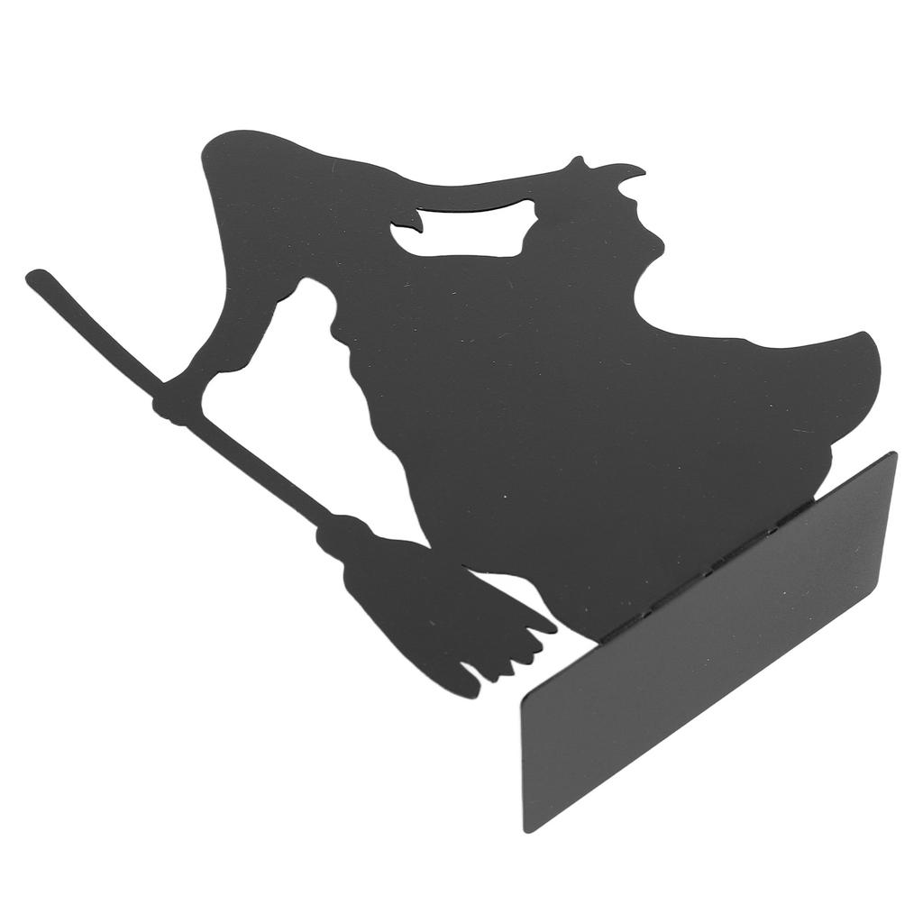 Book Ends Multipurpose Exquisite Witch Design Stainless Iron Decorative Bookends for Shelves Home Decor Office Desk