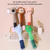 Massage Hammer Cartoon Animal Shape Manual Long Handle Soft Plush Hammer Stick Back Shoulder Neck Beat Massager Acupoint Muscle Knock Massage Hammer