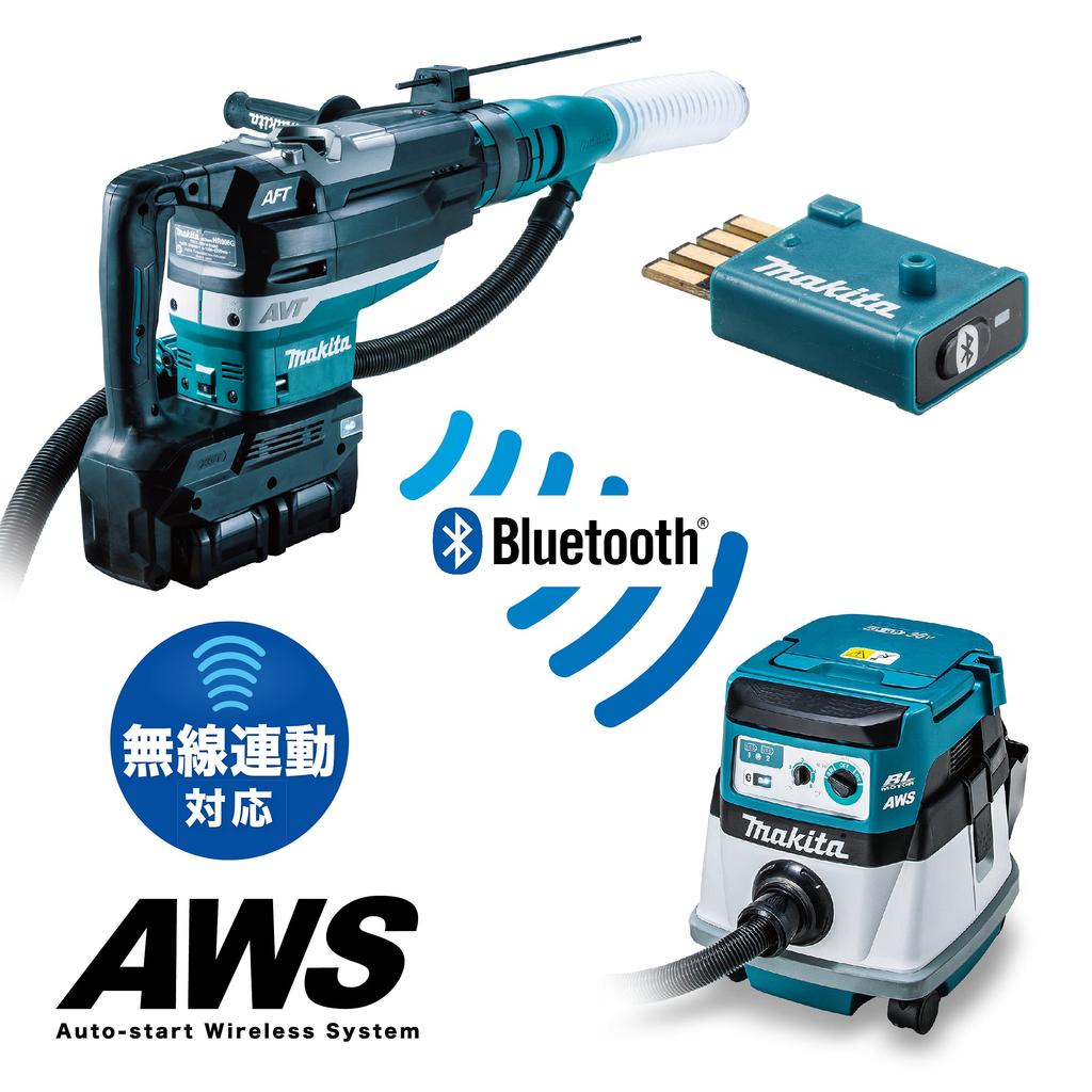 Аккумуляторная ударная дрель Makita 52 мм, 80 В макс. Аккумулятор и зарядное устройство продаются отдельно, в комплект входит кейс HR006GZK, синий