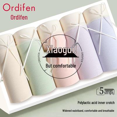 Женские бесшовные антибактериальные трусы-слипы средней посадки Odifen