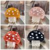 Cartoon Acetic Acid Mushroom Hair Claw Y2k Small Shark Clip Cute Cute Hair Clip  Daily
